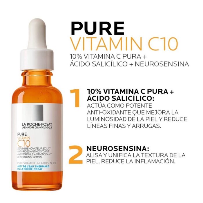 LA ROCHE-POSAY Pure Vitamin C10 Serum 30ML - Image 2