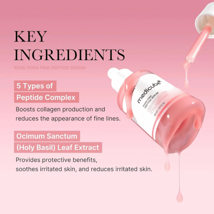 Medicube PDRN Pink Peptide Serum 30ML - Image 4