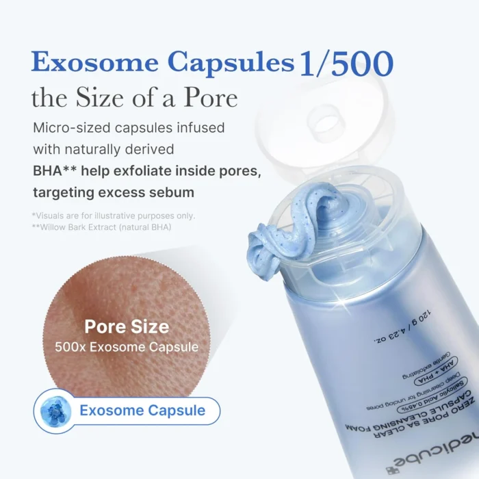 Medicube Zero Pore Clearing Capsule Cleansing Foam 120ml - Image 4