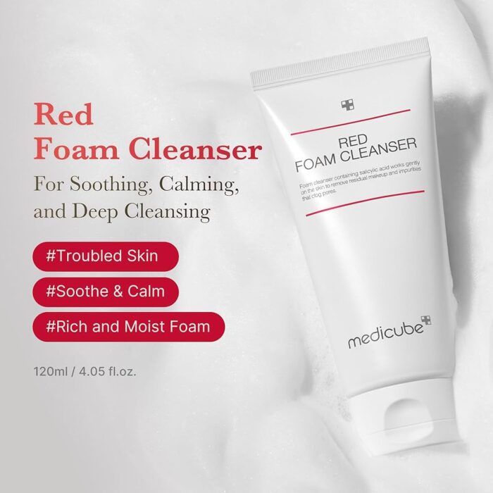 Medicube Red foam Cleanser 120ml - Image 4