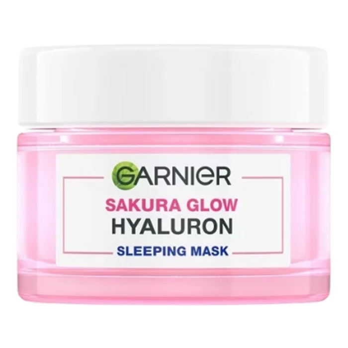 Garnier Sakura Glow Hyaluron Night Sleeping Mask 50ml - Image 2